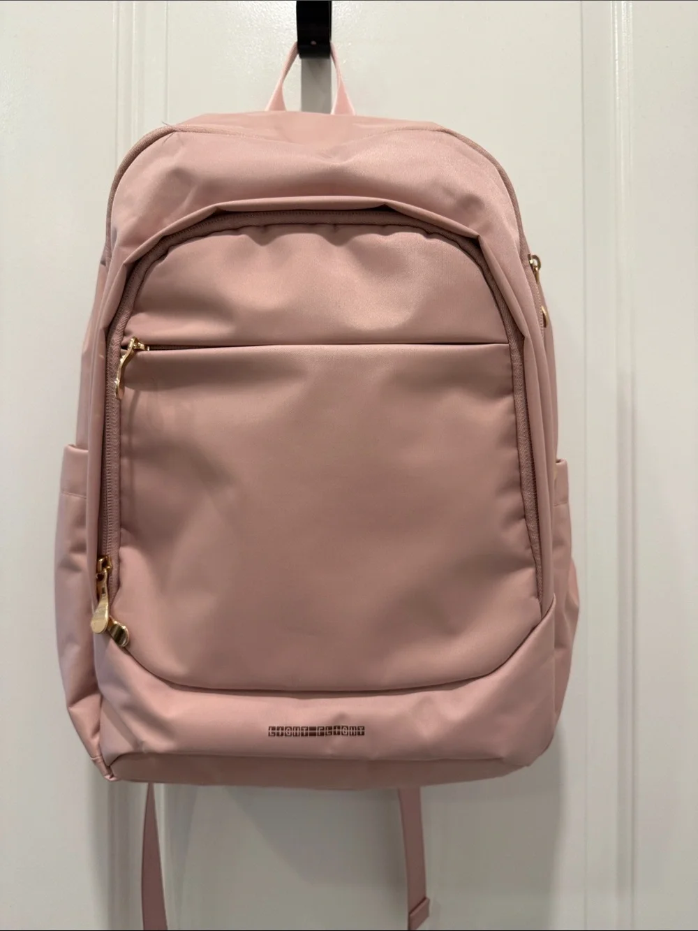Everyday Blush Pink Backpack with Gold Hardware